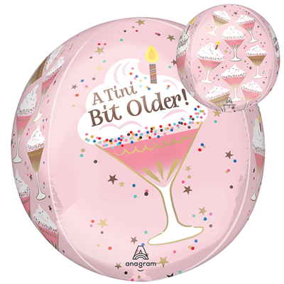 16" Orbz&reg; Birthday Tini Bit Older Balloon