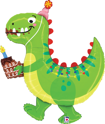 40" Party Dino Balloon
