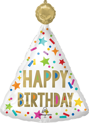 22" Birthday Hat Balloon
