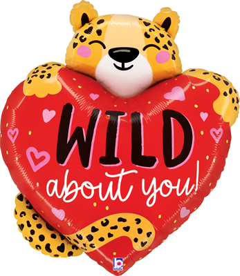 29" Wild About You Cheetah Balloon
