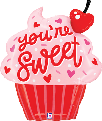 30" You're Sweet Cupcake Balloon