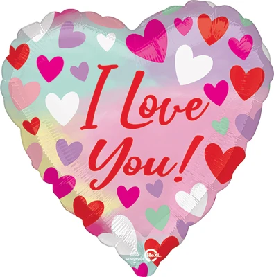 28 Inch Helium Savers Jumbo Pastel Love Balloon