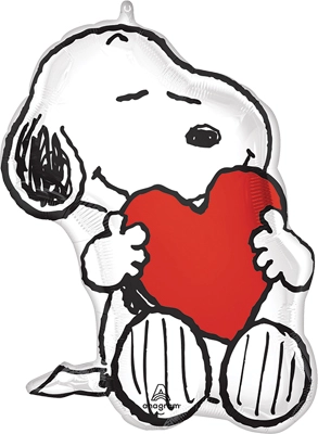 26" Love Peanuts Snoopy Balloon
