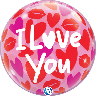 22" I Love You Kisses Bubble&trade; Balloon