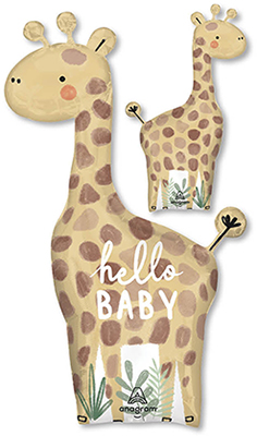 Shape Baby Soft Jungle Giraffe Balloon