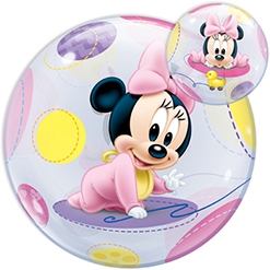 22 Inch Baby Minnie Bubble Balloon