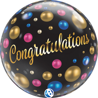22" Congratulations Dots Bubble&trade;