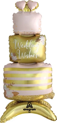 25" Wedding Cake Airfill Decor Balloon