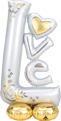 58 Inch AirLoonz LOVE Wedding Air-Fill Balloon