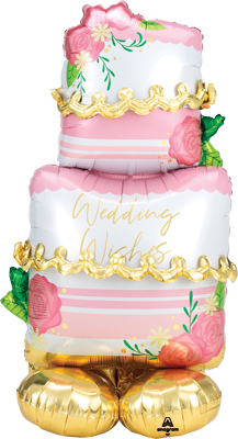 52 Inch AirLoonz Wedding Cake Air-Fill Balloon