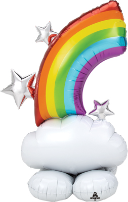 42 Inch AirLoonz Rainbow Air-Fill Balloon