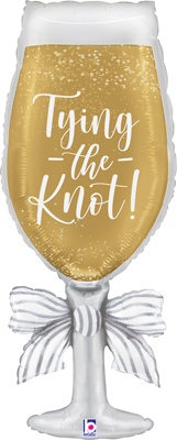 34" Wedding Champagne Balloon