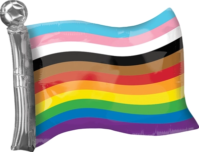 27 Inch LGBTQ Rainbow Flag Balloon