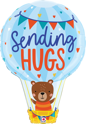 28" Sending Hugs Hot Air Balloon