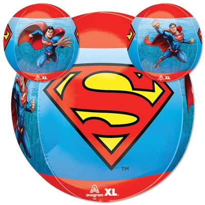 16 Inch Orbz Superman Balloon