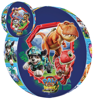 16 Inch Orbz&reg; Paw Patrol: The Dino Movie Balloon