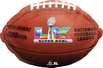 31 Inch Super Bowl LX Football Balloon