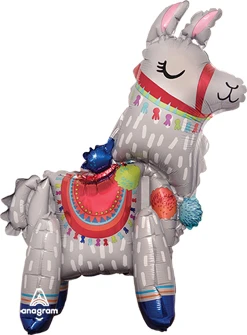23" Standing Llama Airfill Decor Balloon