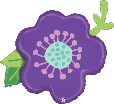 39" Purple Flower Balloon