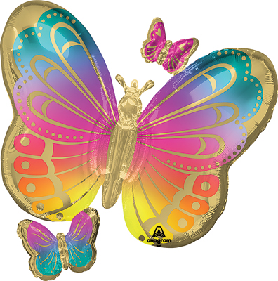 29 Inch Colorful Butterflies Balloon