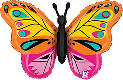 30 Inch Colorful Butterfly Balloon