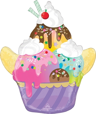 26 Inch Here's the Scoop Sundae Balloon