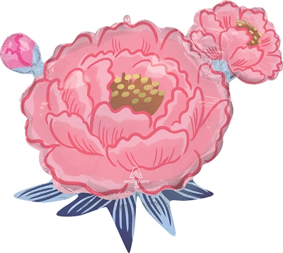 27" Satin Peony Garden Balloon