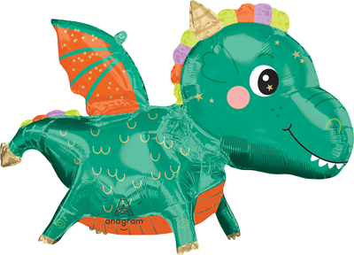 38" UltraShape&reg; Cute Dragon Balloon