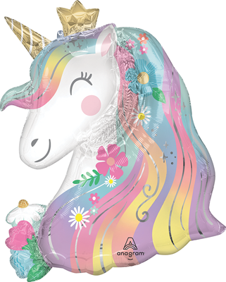 29" Whimsical Unicorn Balloon
