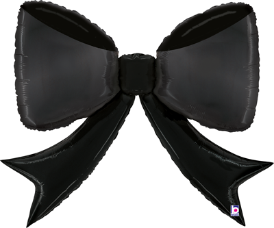 41" Black Bow Balloon