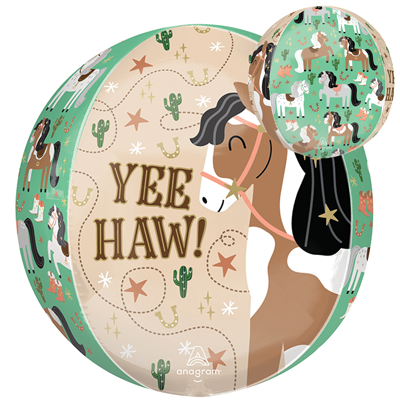 16" Orbz&reg; Yee Haw Horse Balloon