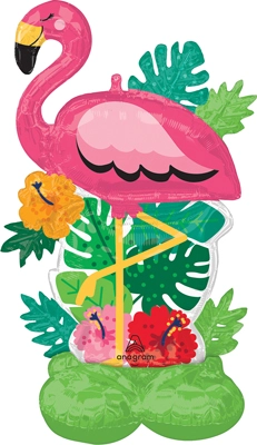 44 Inch AirLoonz® Let's Flamingle Flamingo Air-Fill Balloon