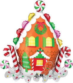 30 Inch Christmas Gingerbread House Balloon