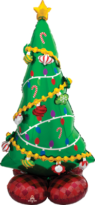 59 Inch AirLoonz Christmas Tree Air Fill Balloon