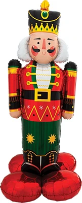 61 Inch AirLoonz Chistmas Nutcracker Air Fill Balloon