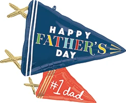 28" Fathers Day Dad Pennants Balloon