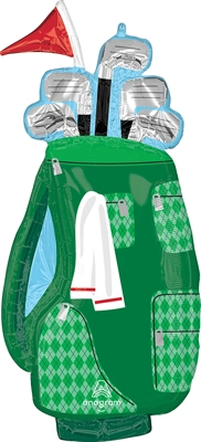 37" Father's Day Tee-Rific Dad Golf Bag Balloon