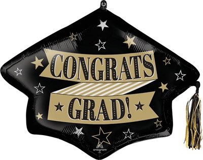 30" Graduation To the Grad Tassel Doo-Dads Balloon
