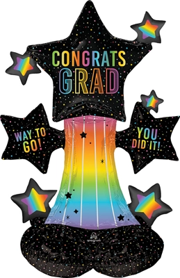 36 Inch AirLoonz® Jr. Cosmic Future Star Air-Fill Balloon