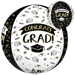 16 Inch Orbz Grad Sketched Icons Balloon