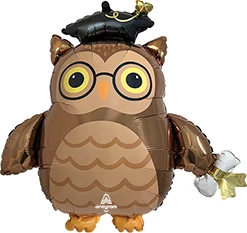 30 Inch Graduate Wise Owl Balloon