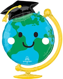 29 Inch Graduation Fun Globe Balloon