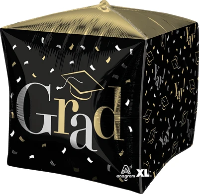 15" Cubez Graduation Class Dismissed Balloon