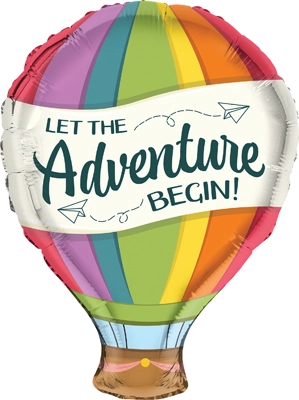 28 Inch Graduation The Adventure Begins Balloon