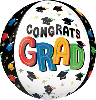 16" Orbz&reg; Graduation Bright Future Balloon