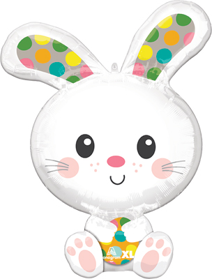 29 Inch Easter Spotted Bunny Balloon