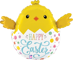 24 Inch  Easter Egg Chick Balloon