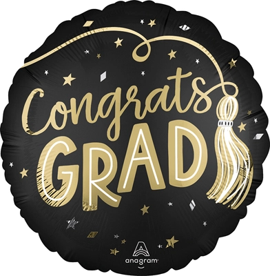 28" Helium Savers&reg; Jumbo Graduation Twirling Tassels Balloon