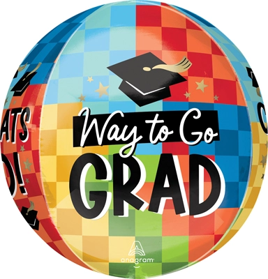 16" Orbz&reg; Graduation Diploma Check Balloon