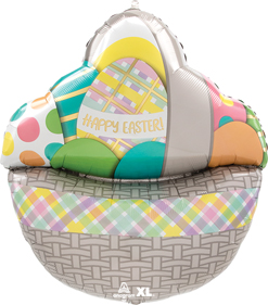 35 Inch Easter Egg Basket Balloon
